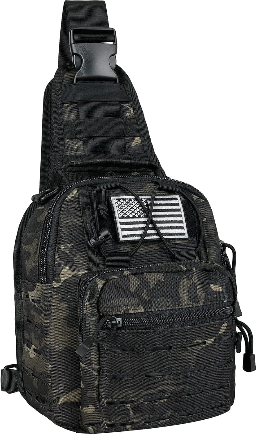 BOMTURN Tactical Backpack Military Backpacks Bag Army Survival Backpacks CCW Bags EDC Bag Small Waterproof Bug out Bag Sling Bag(Mystery Box)