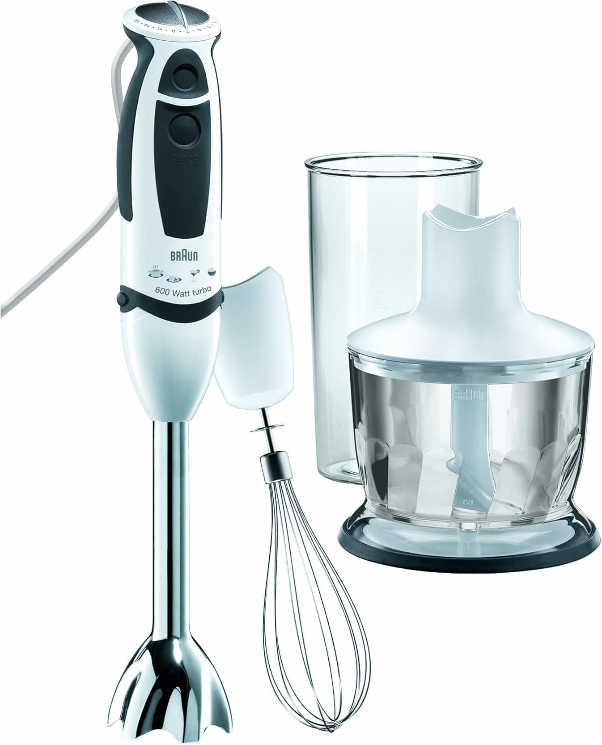 Braun MR530 Multiquick 50 Hz 5-Sauce Hand Blender, 220 to 240-volt