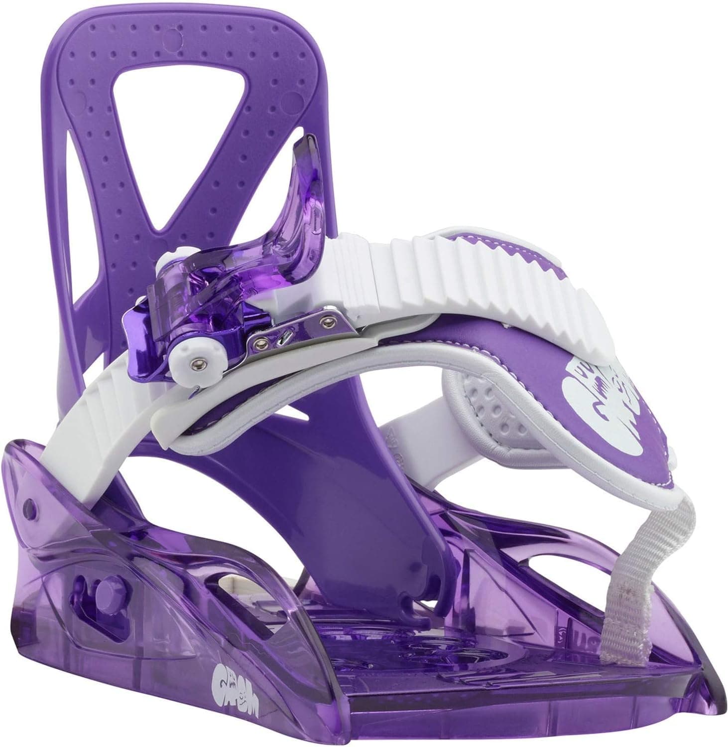 Burton Grom Snowboard Bindings Purple Kids Sz XS (7K-13K)