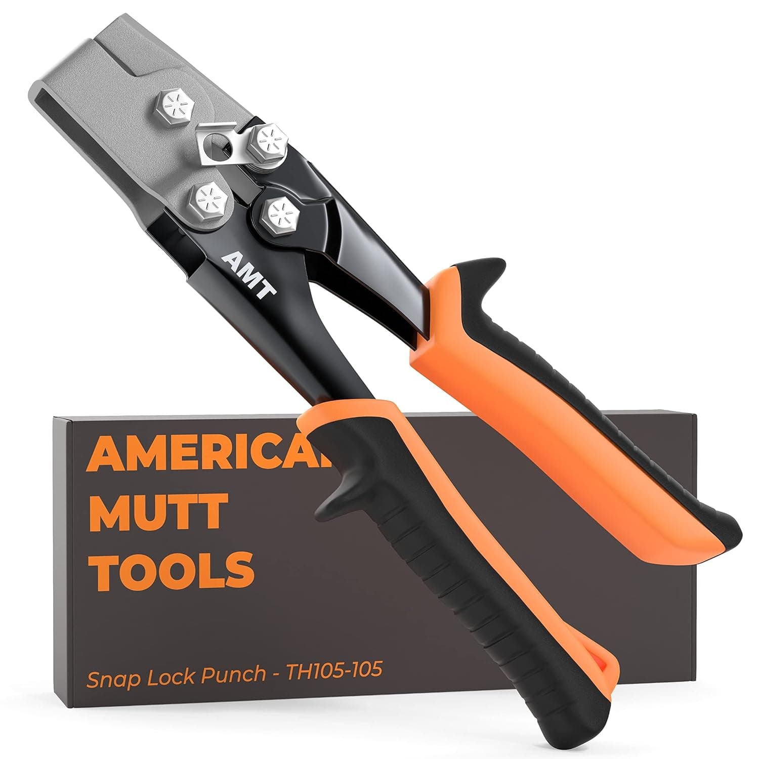AMERICAN MUTT TOOLS Snap Lock Punch – Gutter End Cap Crimper Tool – Snap Lock Tool for Sheet Metal, Vinyl Siding and Aluminum – Gutter Installation Tools, Vinyl Siding Tools, Gutter Crimping Tool