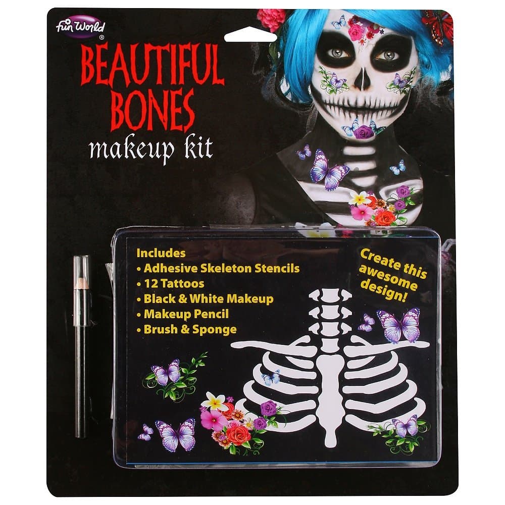 Beautiful Bones Makeup Kit Costume Makeup