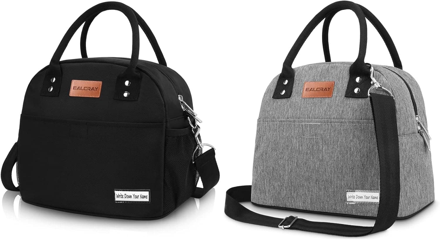 BALORAY Reusable Lunch Bag for Women Men Leakproof Multi-functional with Shoulder Strap Adult Lunch Box Thermal Cooler Bag Lunch Container for Women Men Work Picnic