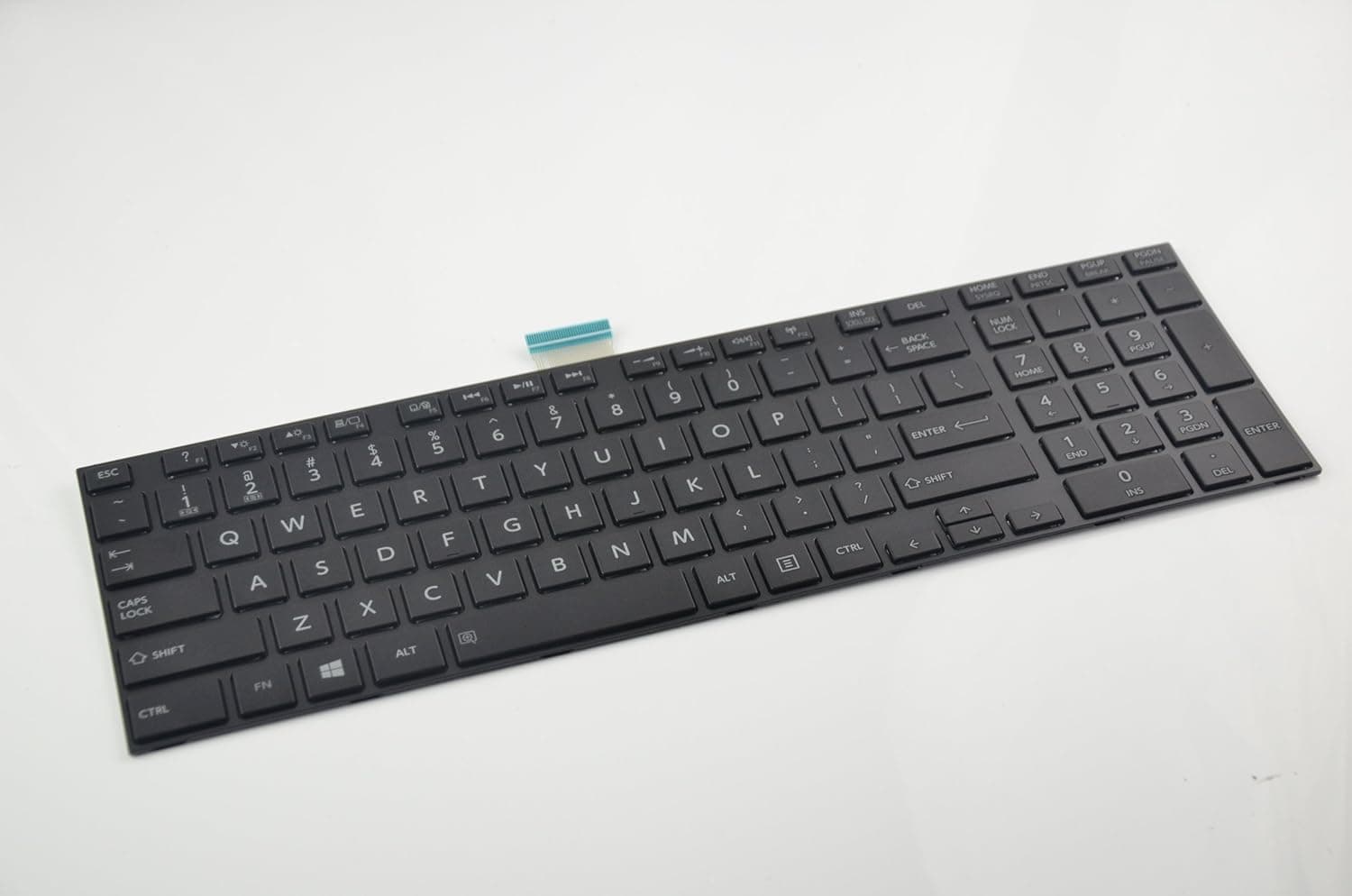 LotFancy New Black Matte keys Glossy Frame keyboard for Toshiba Satellite (Pro) C850 C850D C855 C855D C870 C870D C875 C875D L850 L850D L855 L855D L870 L870D L875 L875D Series ; fit part numbers 9Z.N7USV.A01 NSK-TVASV 01 6037B0076702 9Z.N7USU.01D NSK-TV0SU 1D 0KN0-ZW1UI03 H000040080 Laptop / Notebook US Layout