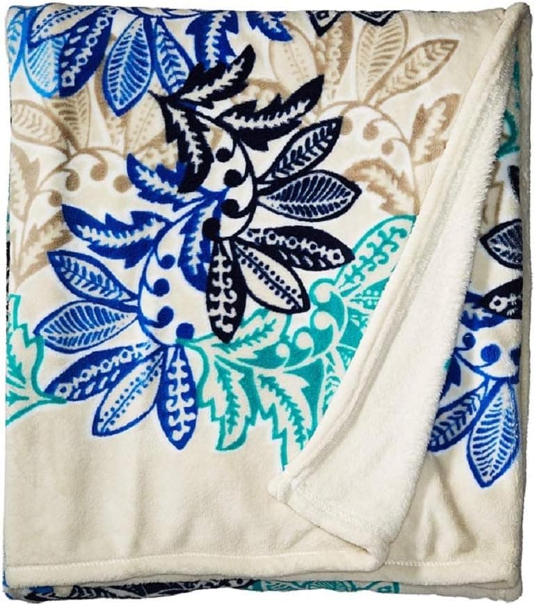 Vera Bradley XL Throw Blanket, Fleece - Santiago