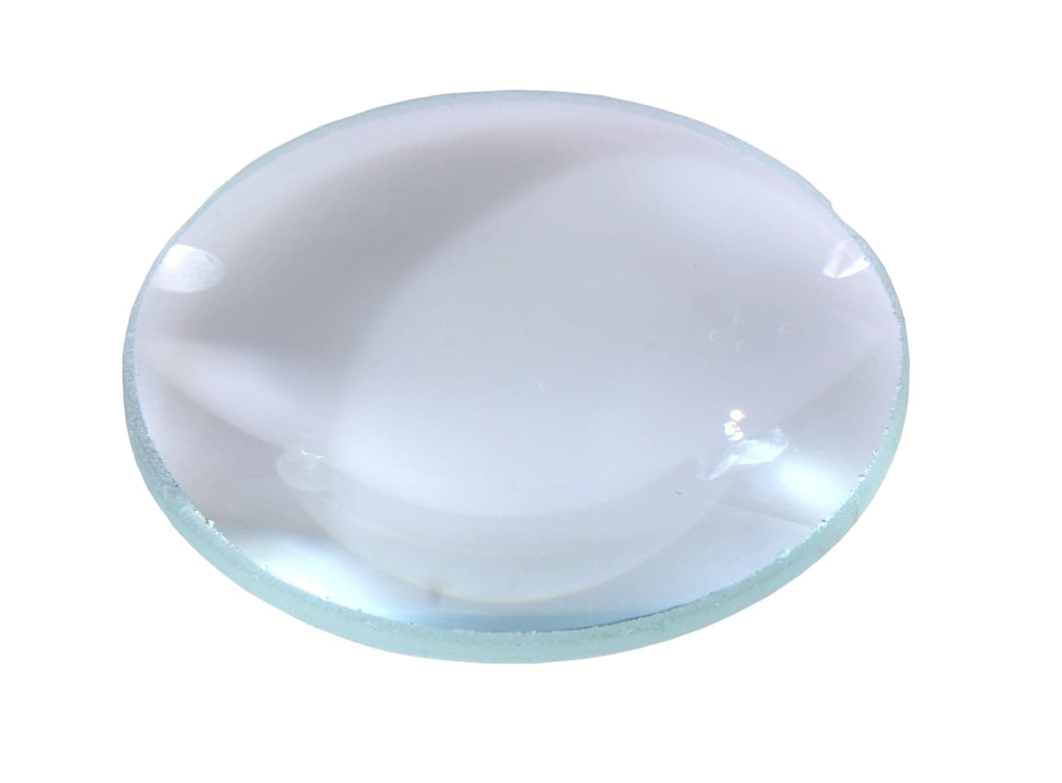 American Educational Unmounted Double-Convex Lens with Ground Edges, 50mm Diameter, 10cm Focal Length (Bundle of 5)