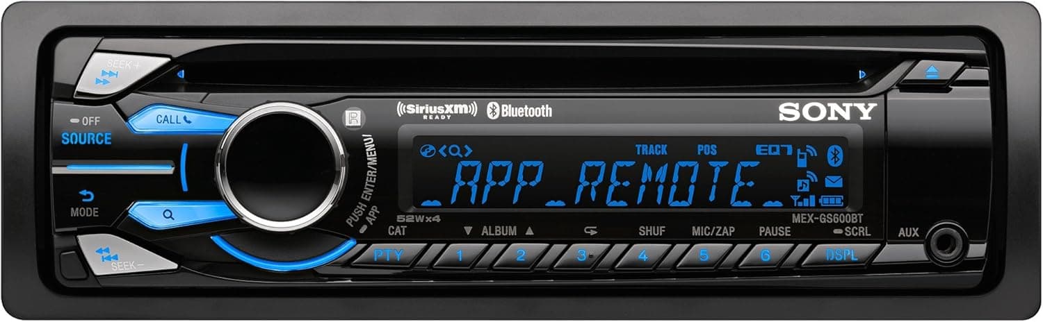 Sony MEX-GS600BT Bluetooth Audio System CD Receiver