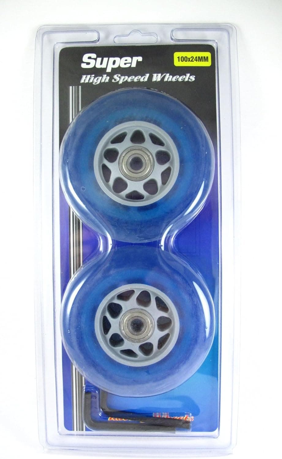 BLUE REPLACEMENT WHEELS ABEC-5 - RAZOR COMPATIBLE