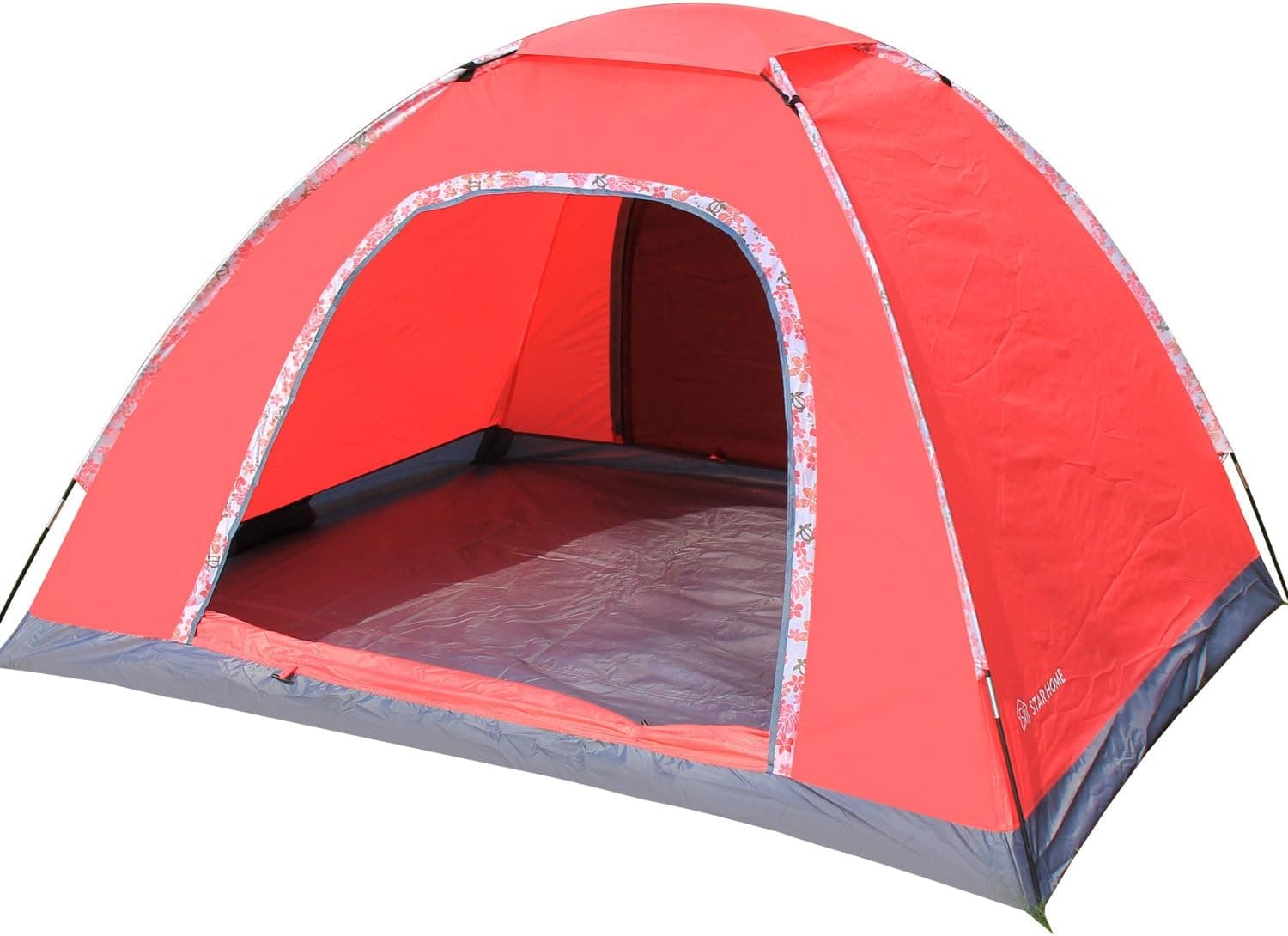 STAR HOME Expedition Tents 3 person Pink Color with Floral