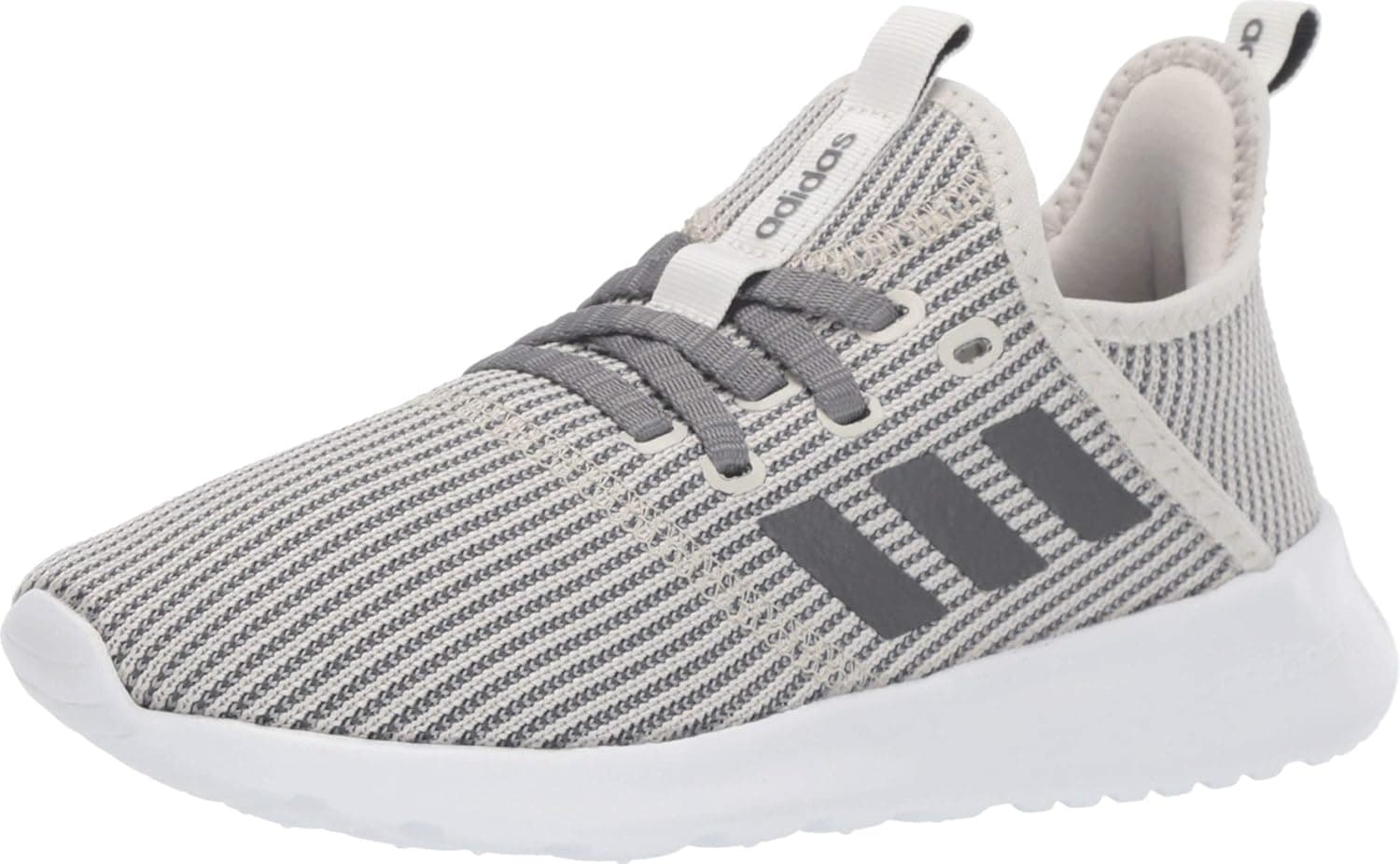 adidas Women's Cloudfoam Pure Running Shoe, Raw White/Night Metallic/Cloud White, 8.5