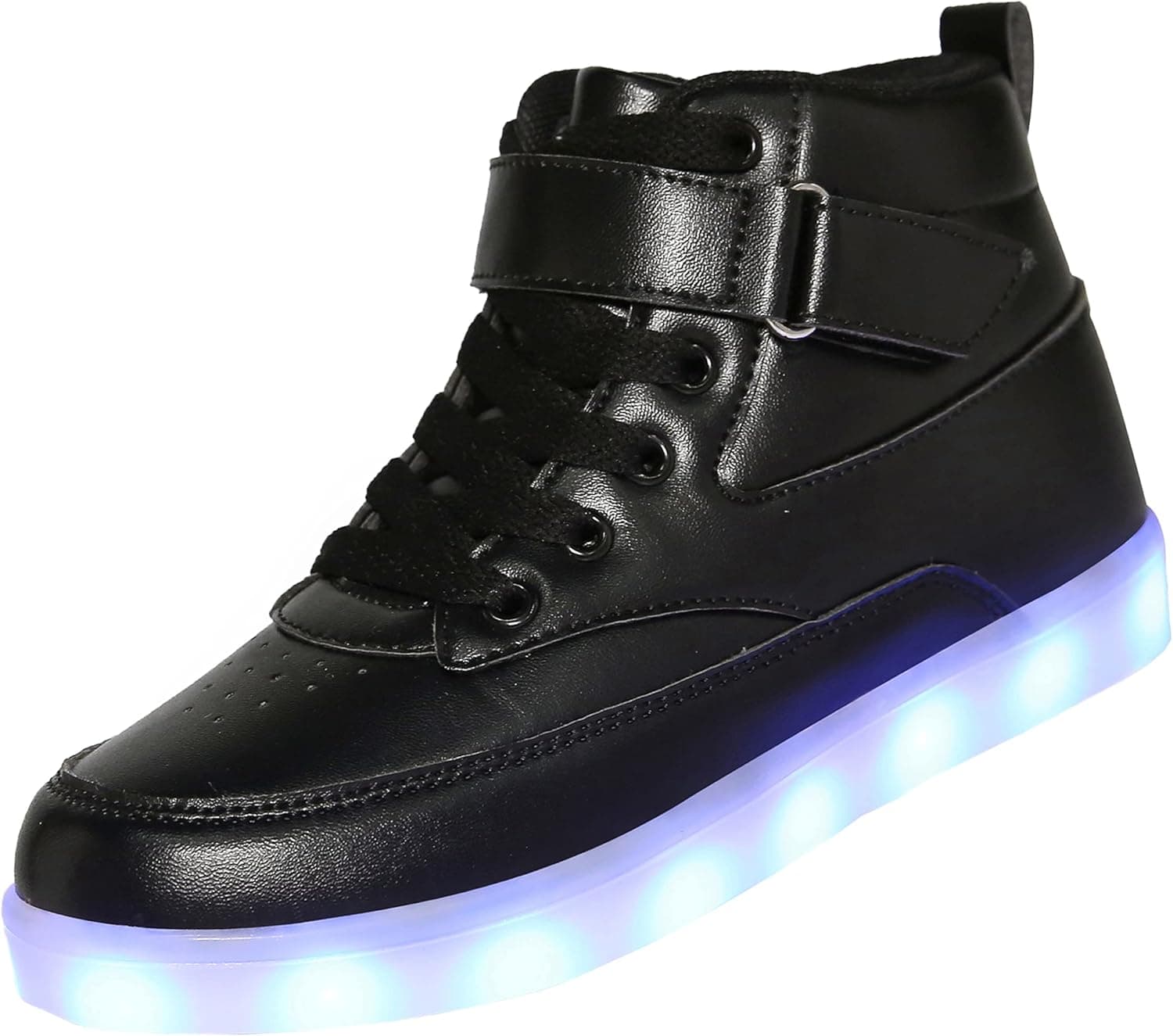 Voovix Kids LED Light up Shoes USB Charging Flashing High-top Sneakers for Boys and Girls Child Unisex