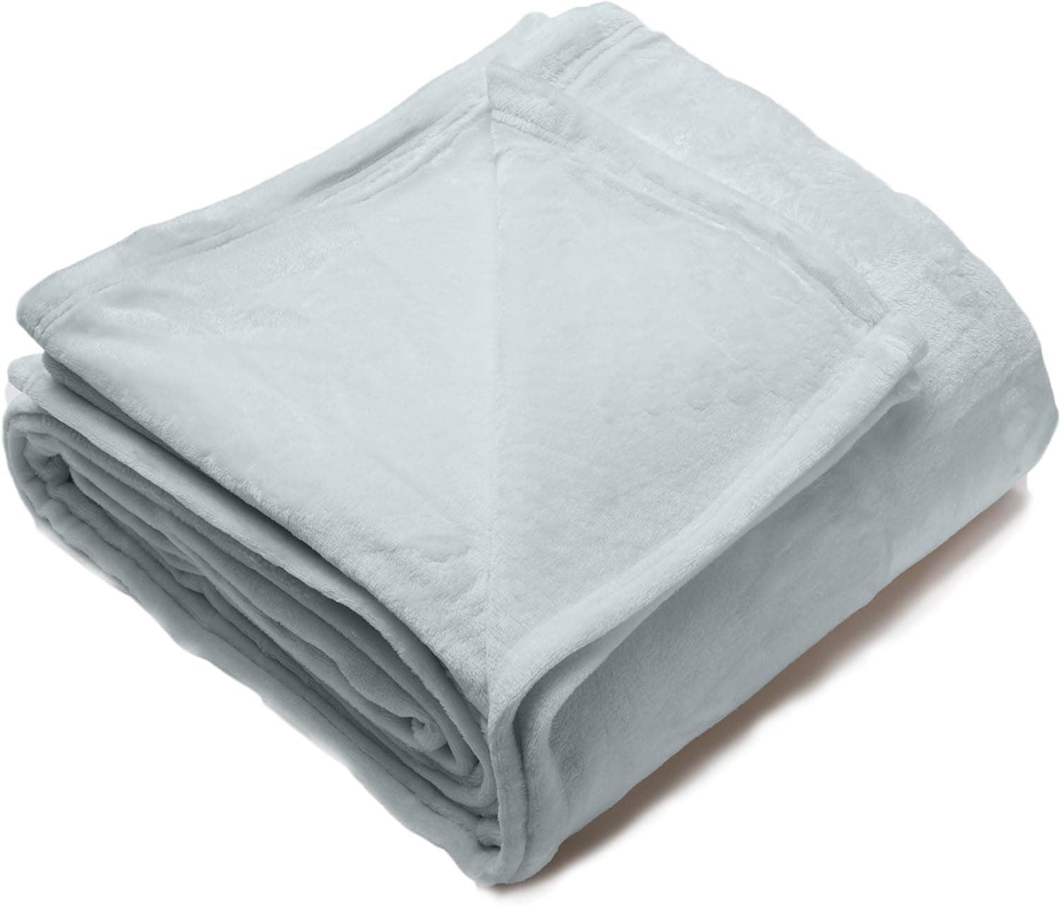 Home Fashion Designs Ultra Velvet Plush All-Season Super Soft Luxury Bed Blanket. Lightweight and Warm for Ultimate Comfort. Marlo Collection (King, Sky Grey)
