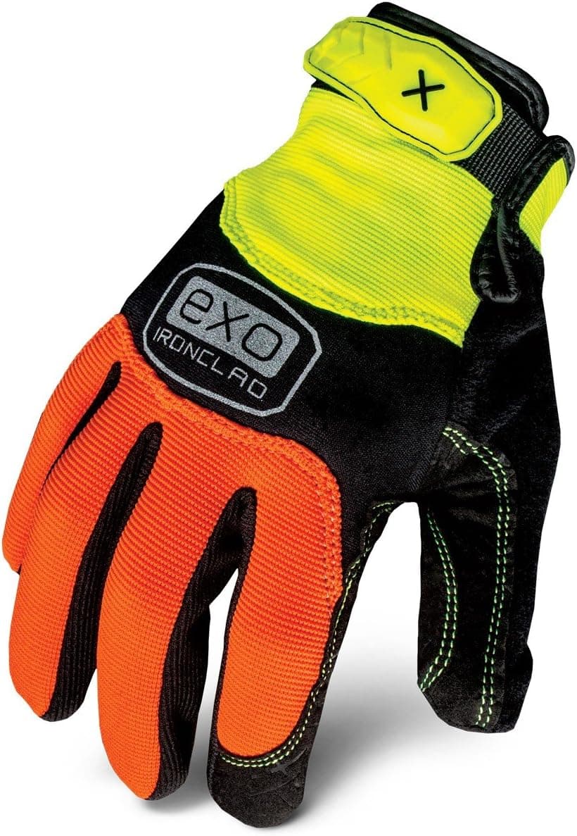 Ironclad EXO2-HZA-03-M EXO Hi-Viz Abrasion Gloves