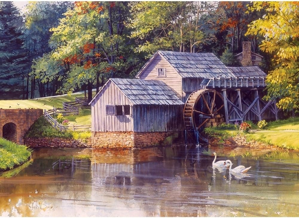 Cobble Hill Mabry Mill Jigsaw Puzzle (1000 Piece)