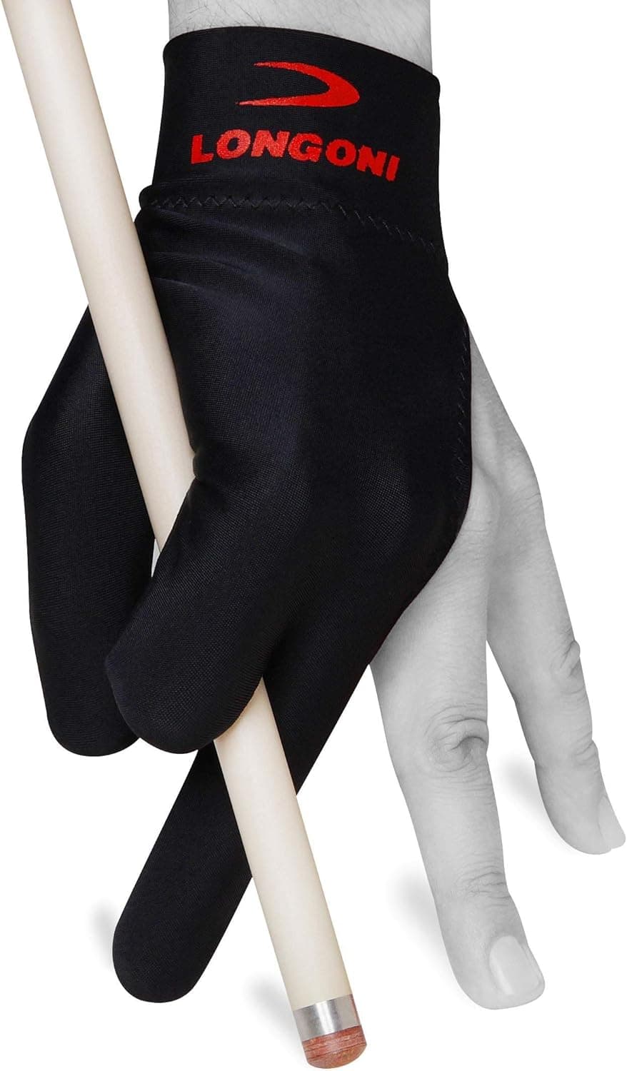 Longoni Billiard Pool CUE Glove - Black - One Size fits All