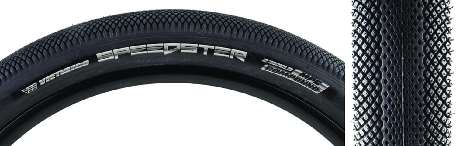 SE Bikes Speedster Beast Mode 27.5 x 3.0 OEM BMX Durable Wire Bead Replacement Dirt Street Bike Tire Bundle (Black)