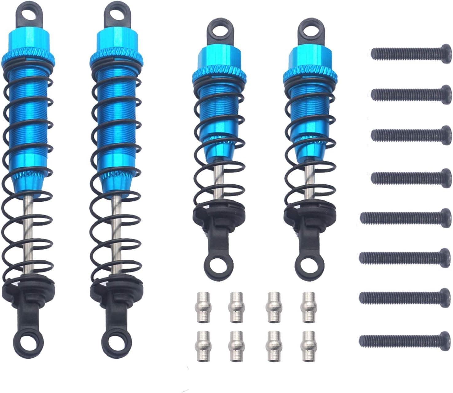 4Pack Vgoohobby Shock Absorber Front Rear Damper Suspension Compatible with WLtoys 12428 12423 FY03 12628 1/12 RC Car Upgrade Parts