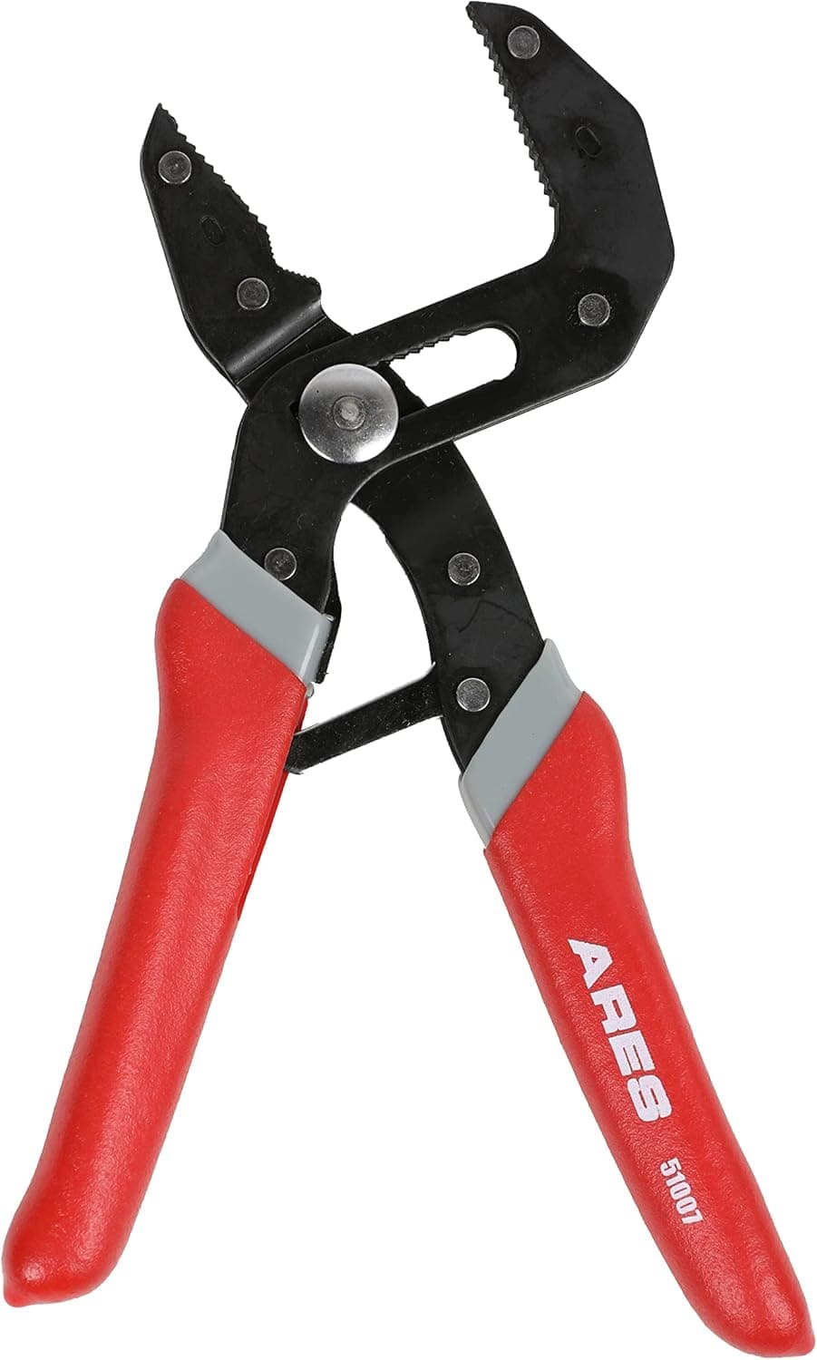 ARES 51007 – 7-Inch Self-Adjusting V-Notch Pliers – Maximum Opening Size of 1-5/8 Inches (42mm) – Perfect for Plumbing, Pipe, or Fastener Work