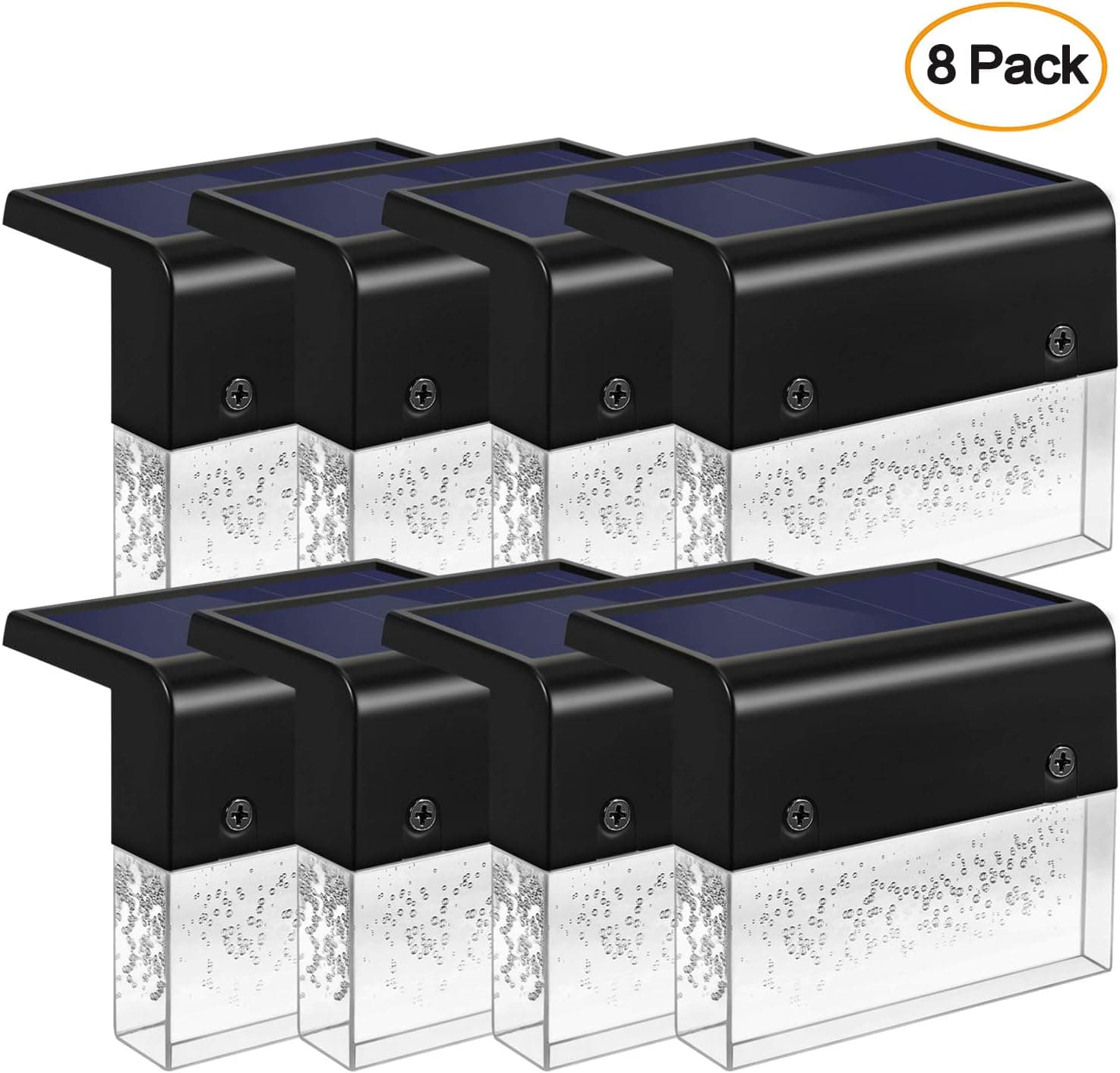 CITIBEST LED Solar Lights Outdoor Garden,Waterproof Lighting for Yard Patio,Led Deck Lights Outdoor Solar (8 Packs)