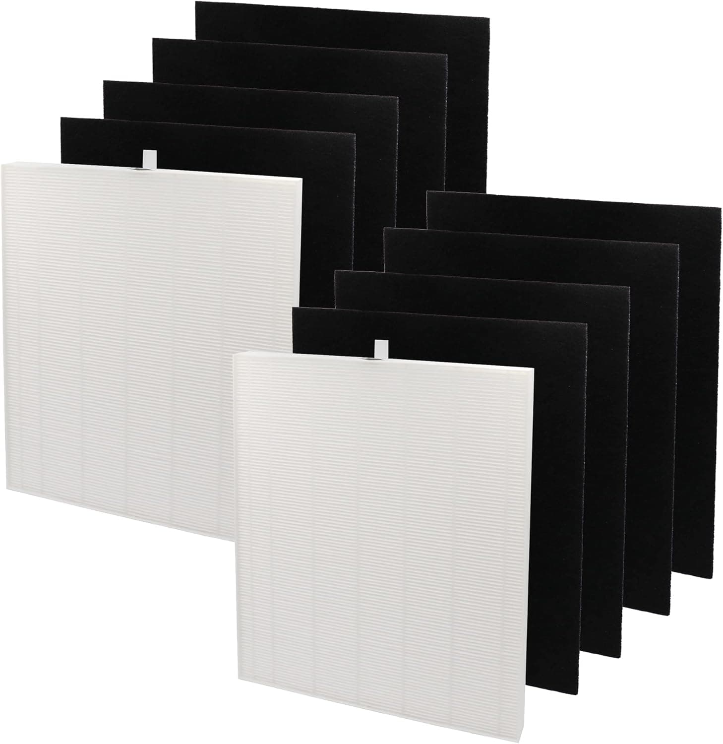 115115 Replacement Filter A for Winx C535, 5300, 6300, 5300-2, P300 Plasma wave, 2 True HEPA Filters Plus 8-Pack Carbon Pre-filters