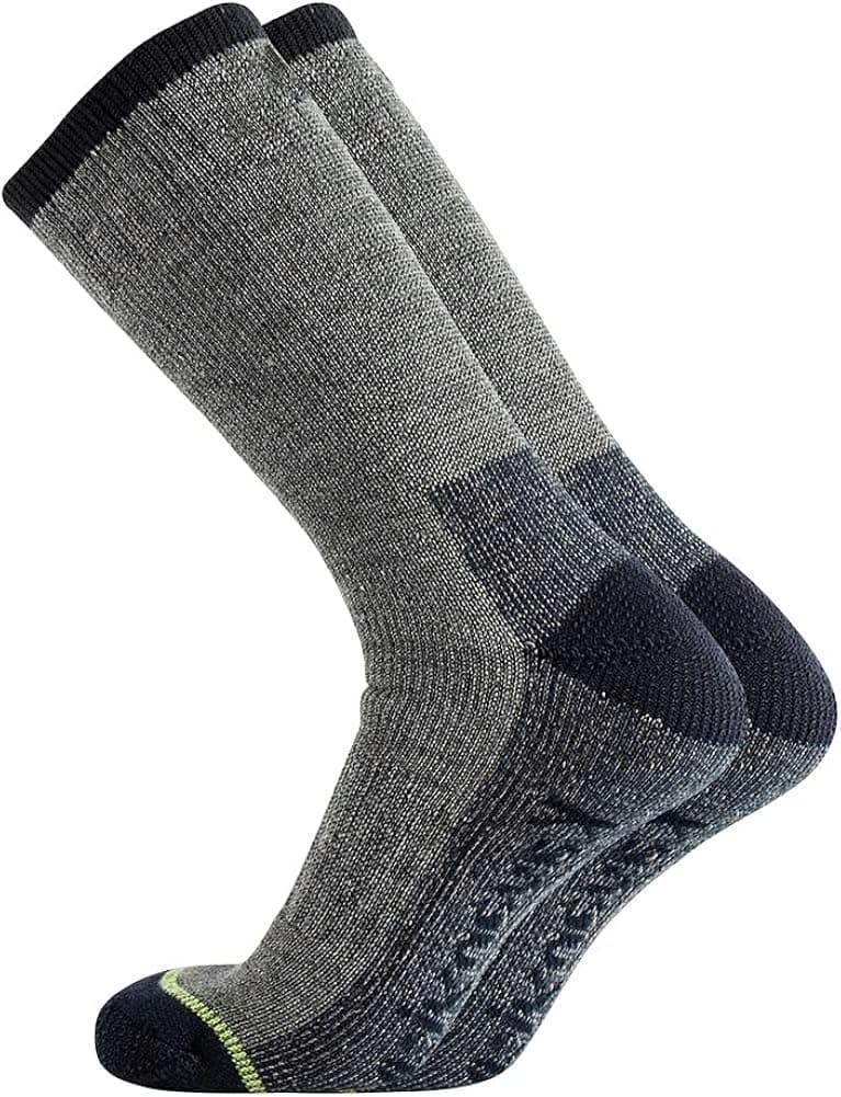 KAVANYISO Men's Merino Wool Hiking Socks Breathable Athletic Crew Thicken