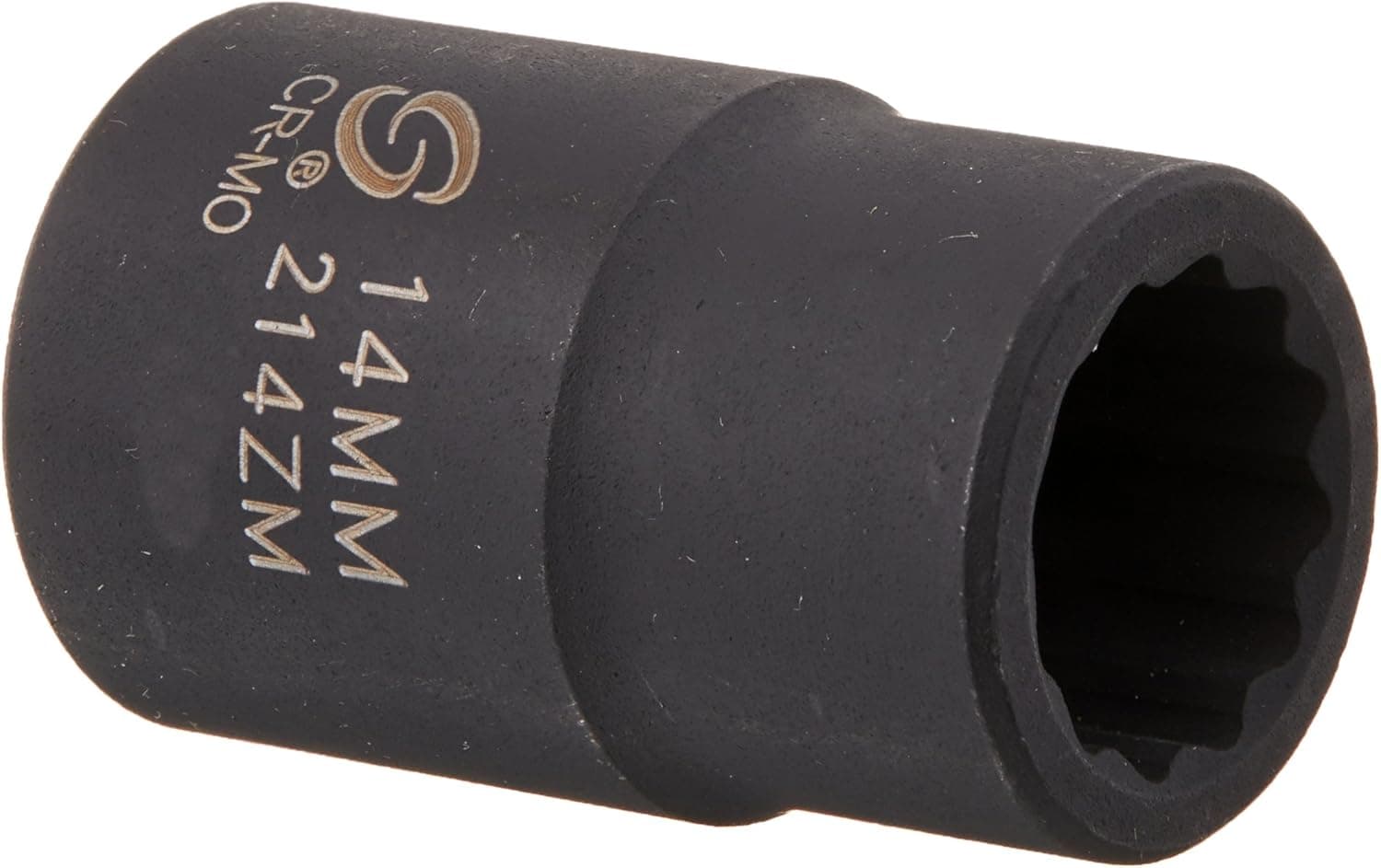 Sunex 214zm 1/2-Inch Drive 14-mm 12-Point Impact Socket chrome