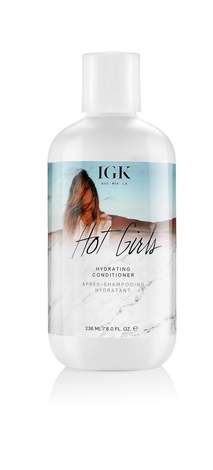 IGK HOT GIRLS Hydrating Conditioner | Revives + Hydrates + Frizz Control | Vegan + Cruelty Free | 8 Oz
