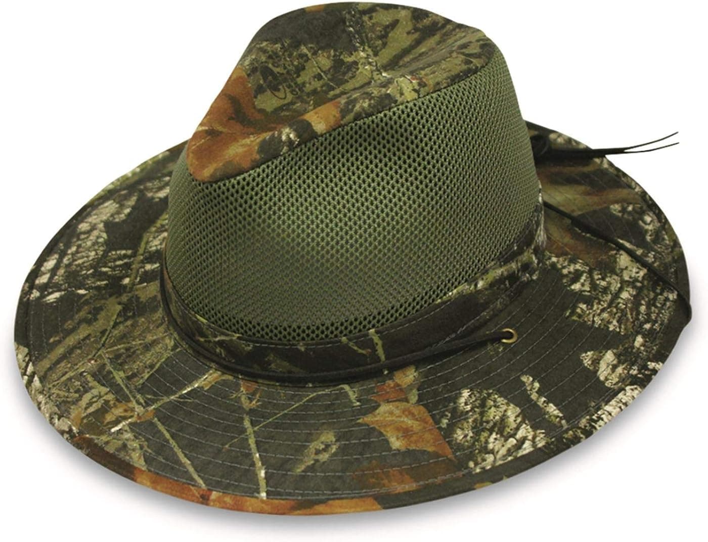 Henschel Camo Aussie Breezer Hat, Mossy Oak