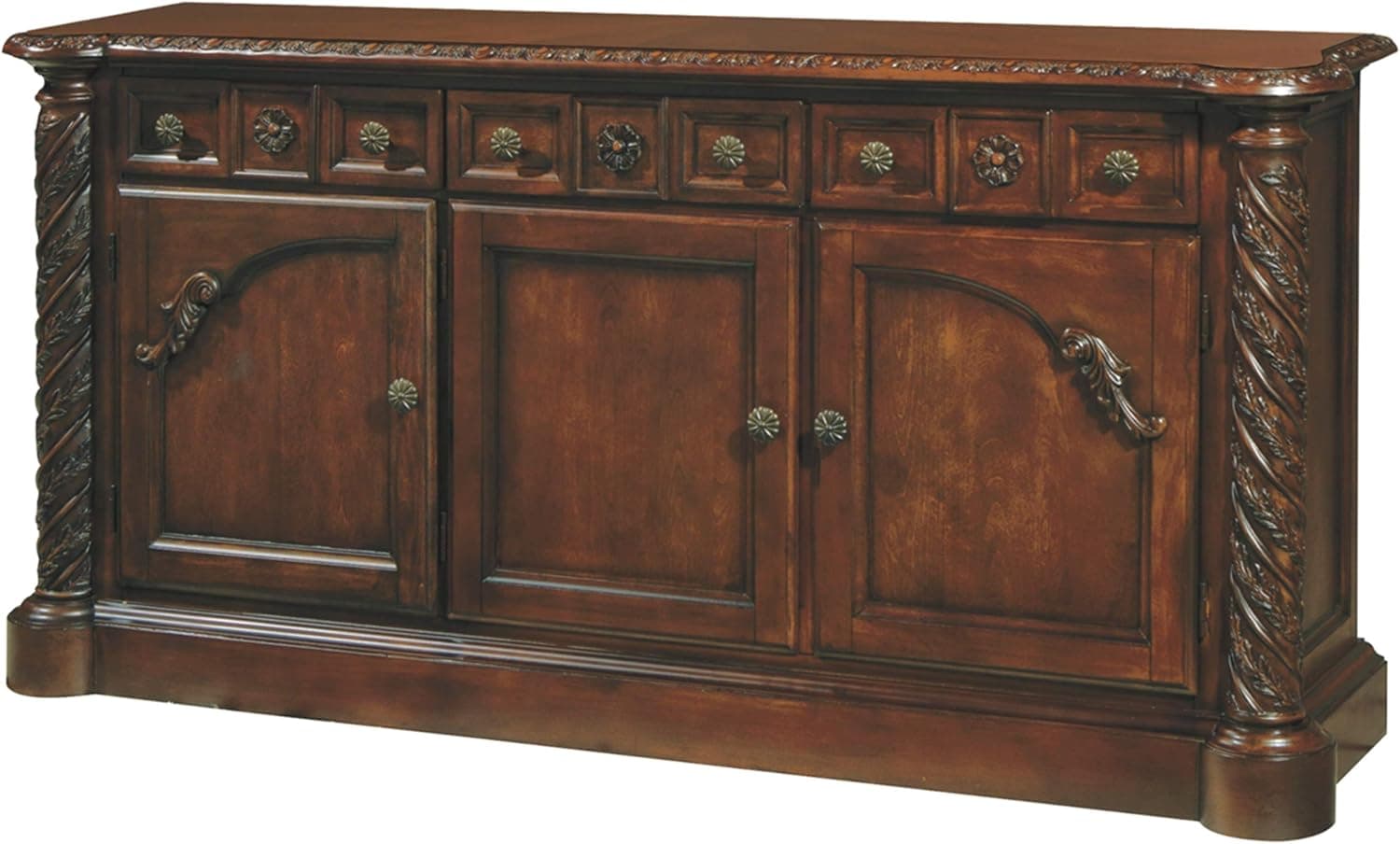 Signature Design by Ashley North Shore Dining Room Buffet, Dark Brown