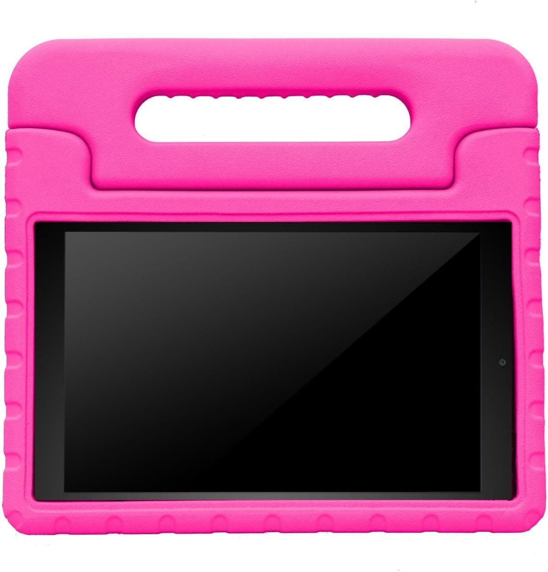 BlueWind EVA Kids Case for Fire HD 8 (2016 6th Generation) - Kids Shock Proof Convertible Handle Light Weight Protective Case or Fire HD 8 Tablet (6th Gen, 2016 release Only), Rose