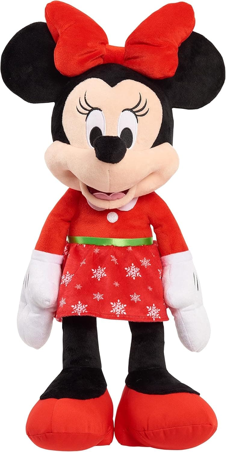 Disney Holiday Minnie Mouse Large 22-Inch Plush, Stuffed Animal, Amazon Exclusive