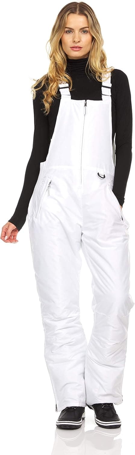 Arctic Quest Womens Insulated Water Resistant Ski Snow Bib Pants