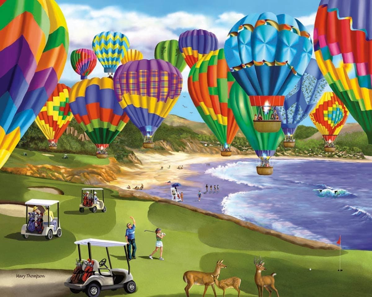 White Mountain Puzzles Soaring Colors