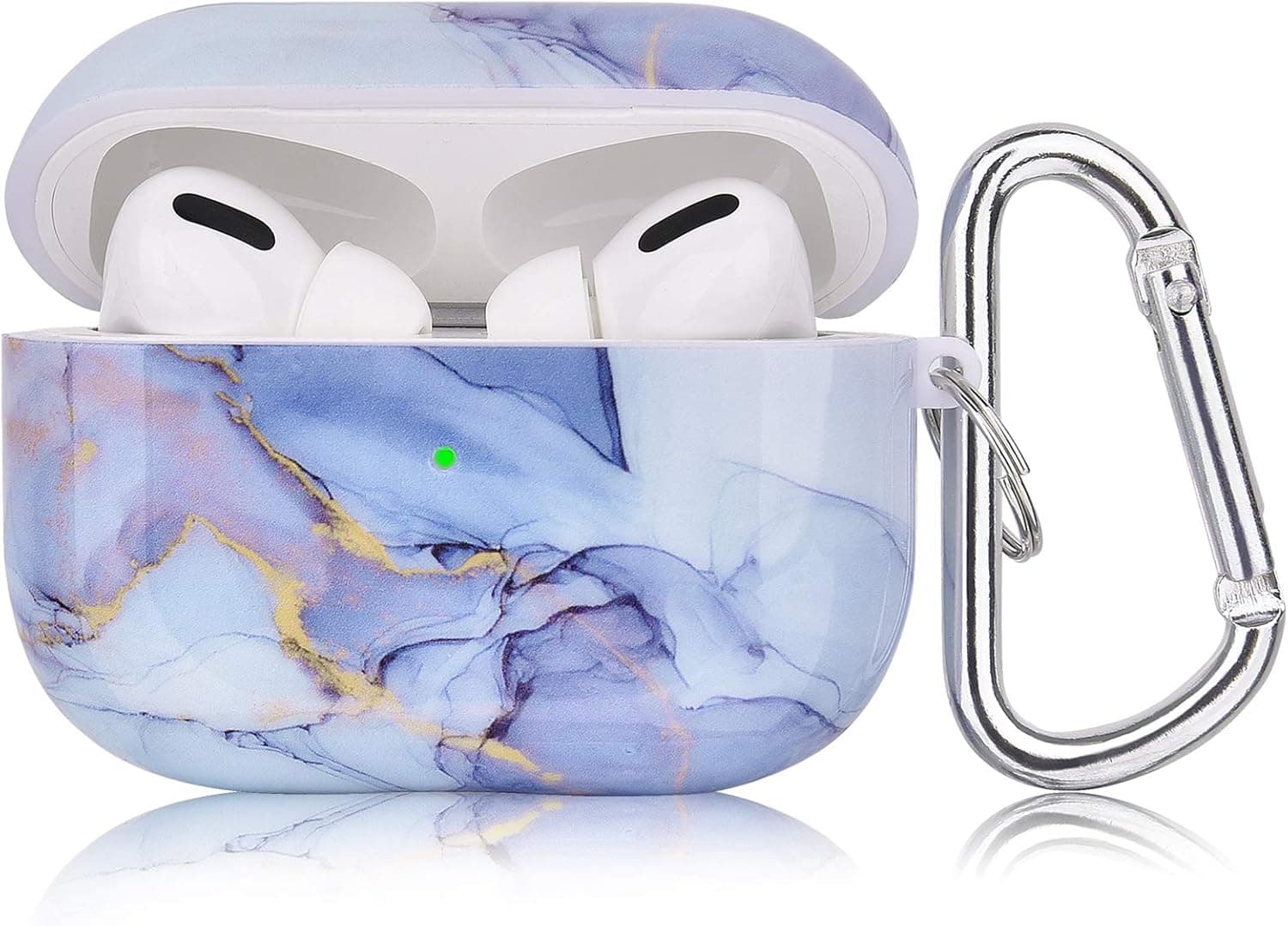 AirPods Pro 2nd Generation/1st Generation Case (2022/2019)-KOREDA Cute Marble Design Airpods Pro 2 Case Shockproof Protective Hard Cover for Girls Women Men with Keychain for Airpods Pro 2nd/1st Gen
