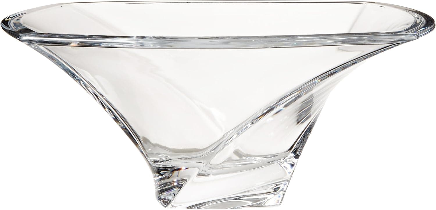 Nambe Twist 13-Inch Crystal Bowl