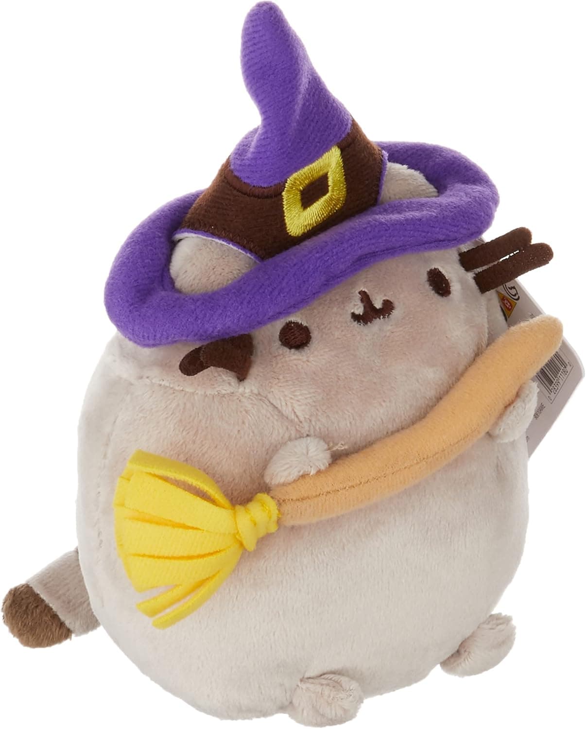GUND Pusheen Witch Halloween Cat Plush Stuffed Animal, Gray, 7.5"