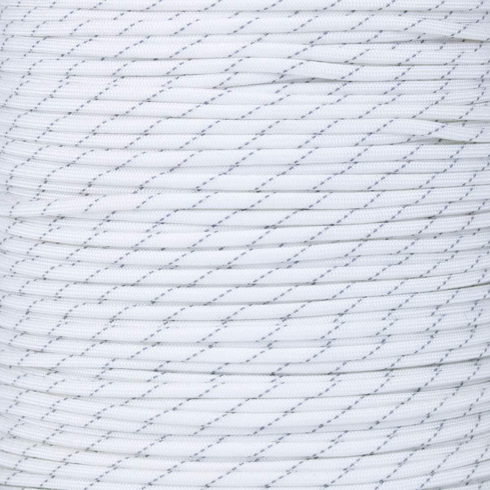 Reflective Type III 550 Paracord – 7 Strand Core – 100% Nylon, Parachute Cord, Commercial Paracord, Survival Cord and Lengths
