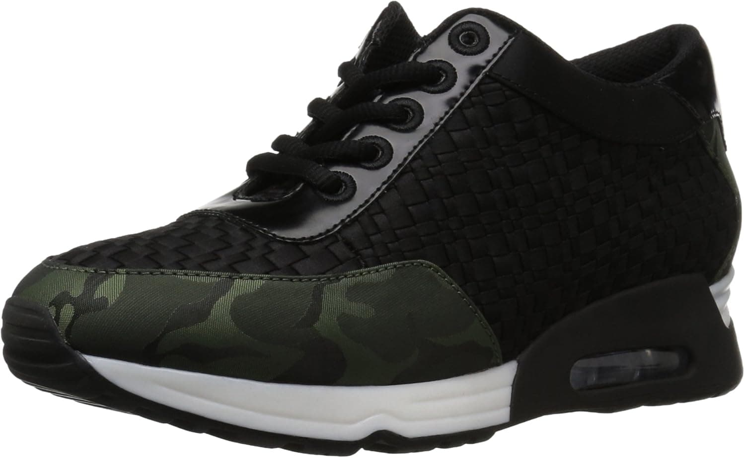 Amazon Brand - The Fix Women's Lexi Color/Material-Block Jogger Sneaker