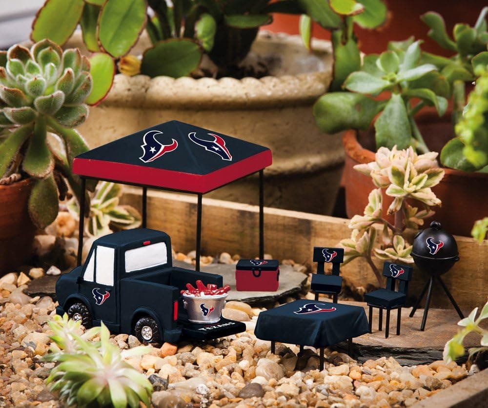 NFL Mini Garden Statue Set NFL Team: Houston Texans