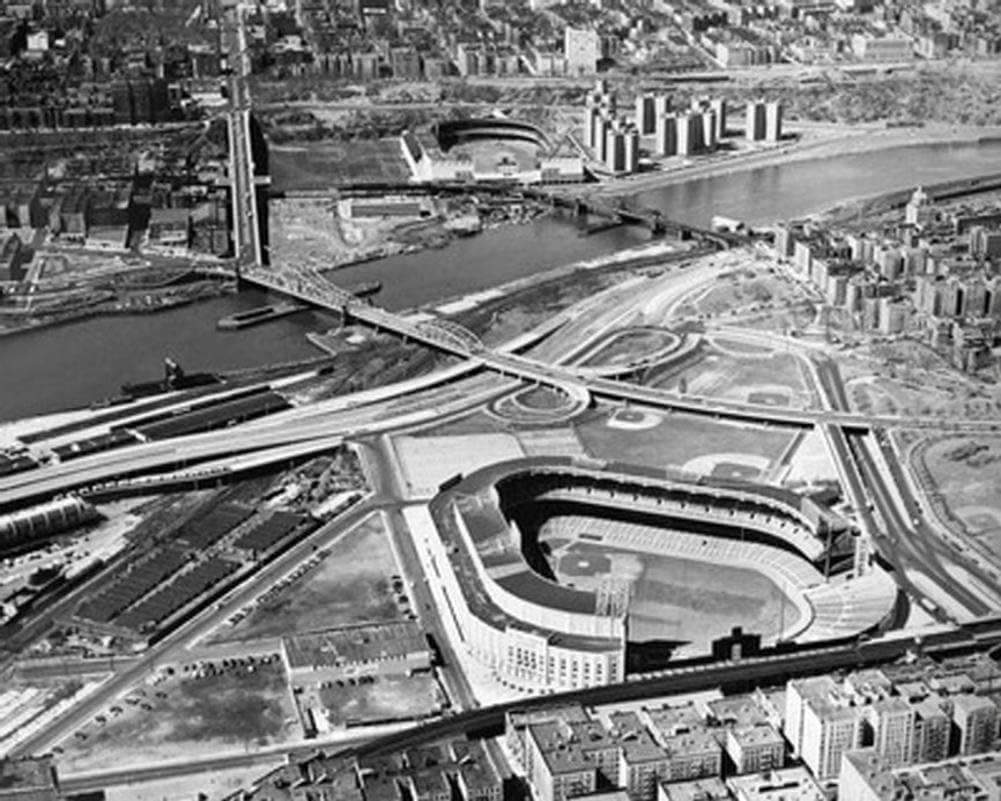Yankee Stadium and Polo Grounds, New York City Photo 16 x 20in