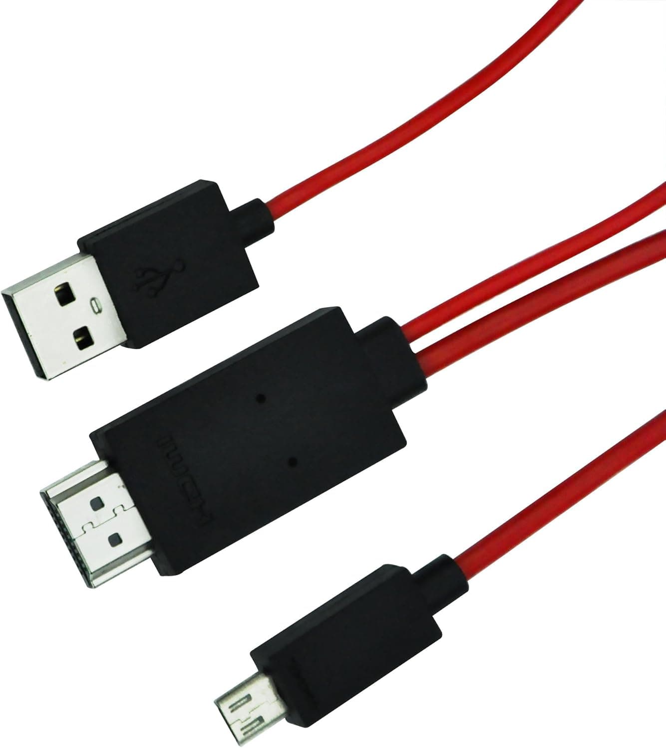 6.5 feet (2m) 1080P MHL Micro USB 11pin to HDMI HDTV Media Adapter Cable for Samsung Galaxy S4 i9500 Galaxy S3 i9300 Note 2