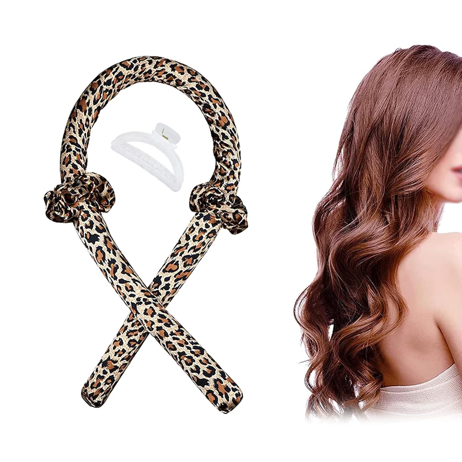 Andiker Heatless Hair Curler for Long Hair,Foam Hair Rollers Rod Headband for Sleeping Overnight Not Heat Lazy Hair Curler