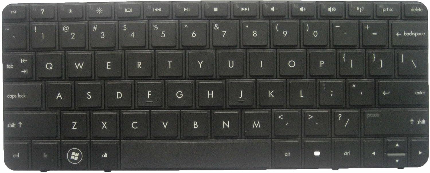 LotFancy - (US Shipping - New Black Keyboard for HP Compaq Mini 110-3000 110-3100 Seires Laptop/Notebook US Layout