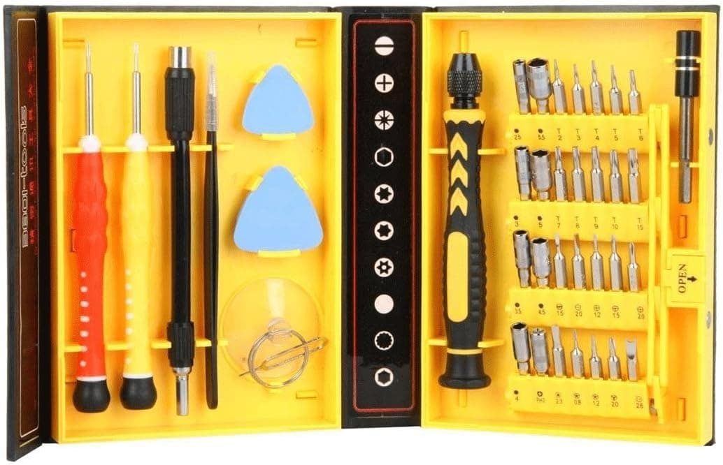 38 in 1 Precision Screwdriver Repair Tool Set Kits for Tablets, Laptops, PC, Smartphones iPad iPhone 6S 6 Plus 5S 5C 5 4S Samsung Galaxy S6 Edge Plus S5 Note 5 4 LG HTC Oneplus and More