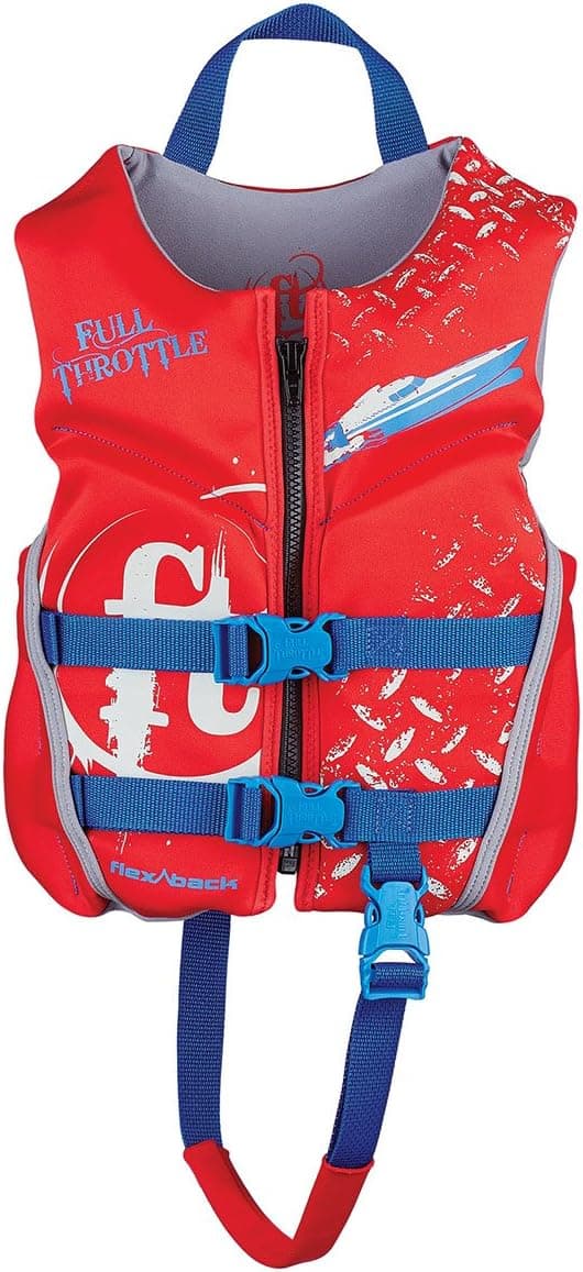 Full Throttle Child Hinged Rapid-Dry Flex-Back Life Jacket