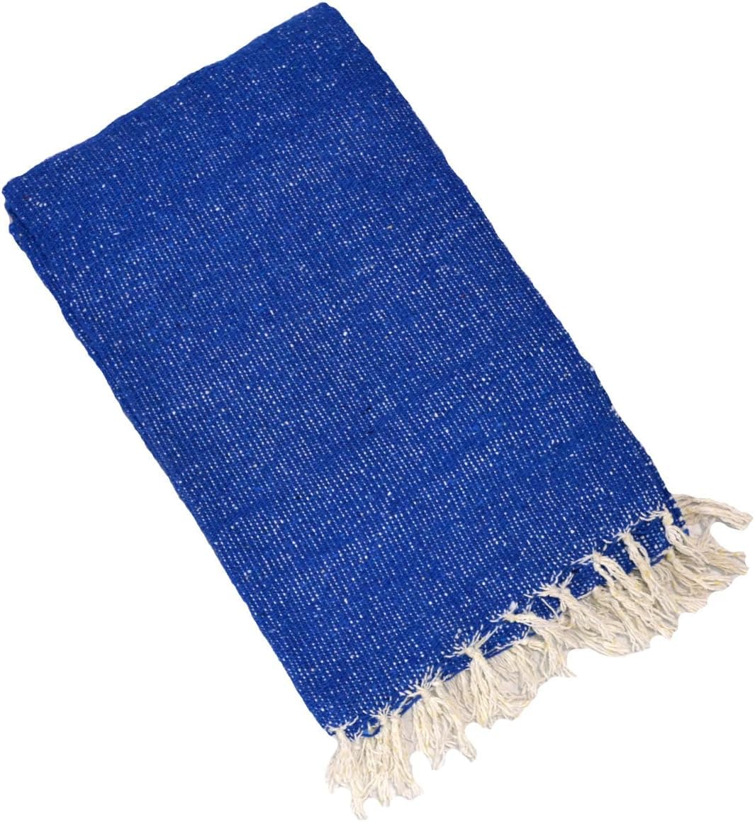 YogaDirect Solid Color Deluxe Mexican Yoga Blanket