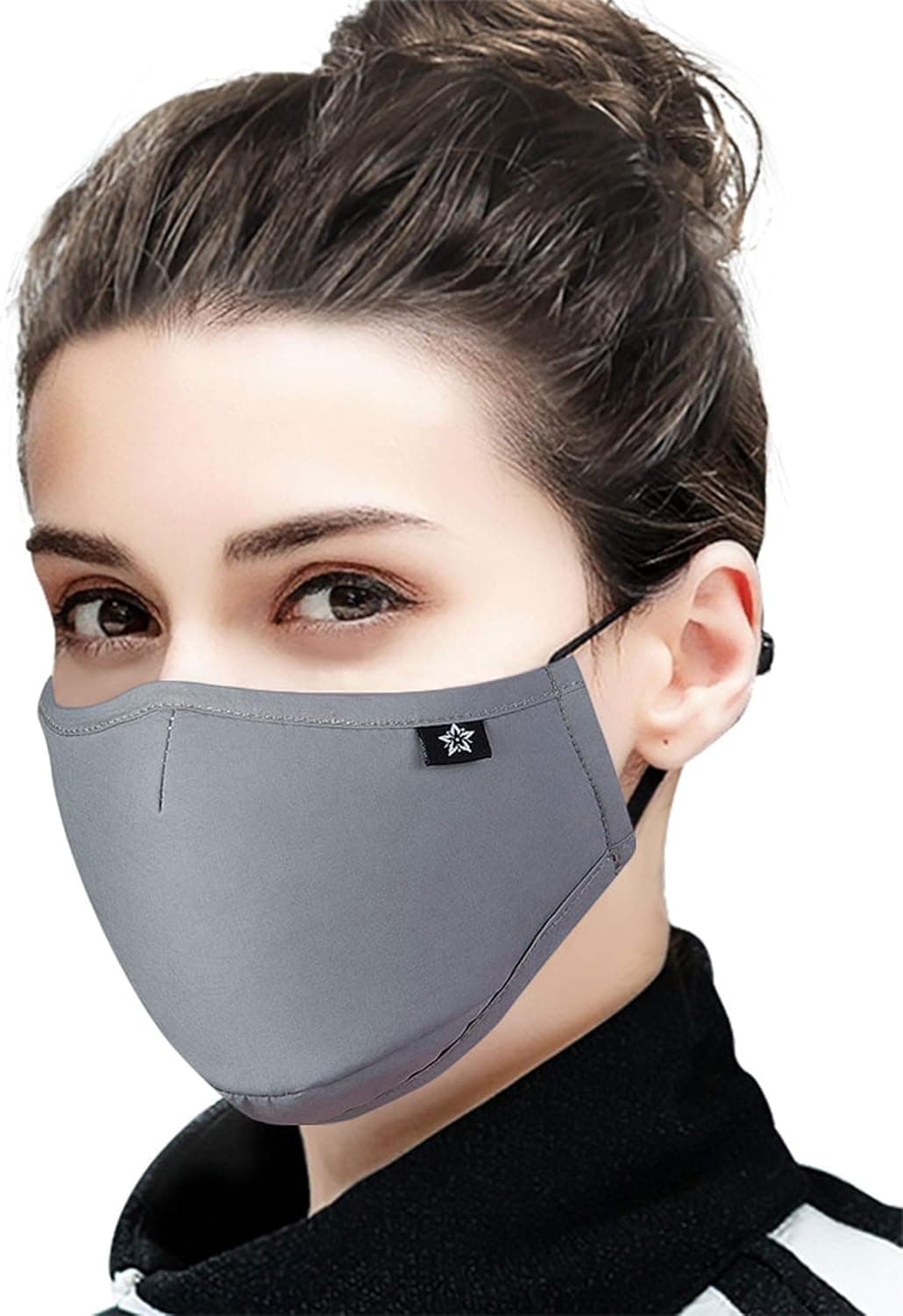 SPRING SEAON Washable Reusable Cotton Mouth Half Face Mouth for Men Women Dustproof with Adjustable Ear Loops