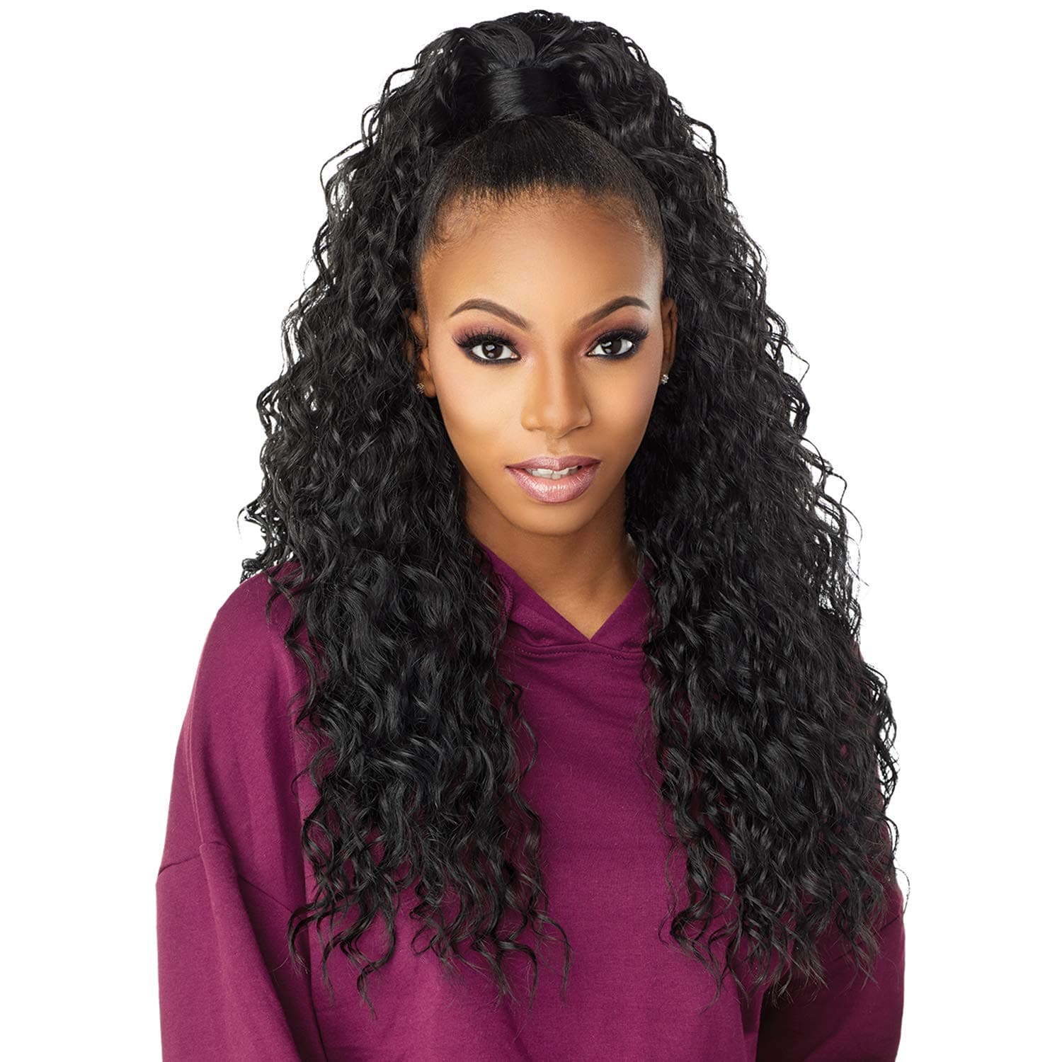 Sensationnel INSTANT Updown halfwig Pony - Instant Weave Up and Down 4 style in 1 half wig pony drawstring - INSTANT up and down UD 2 (T2/30)