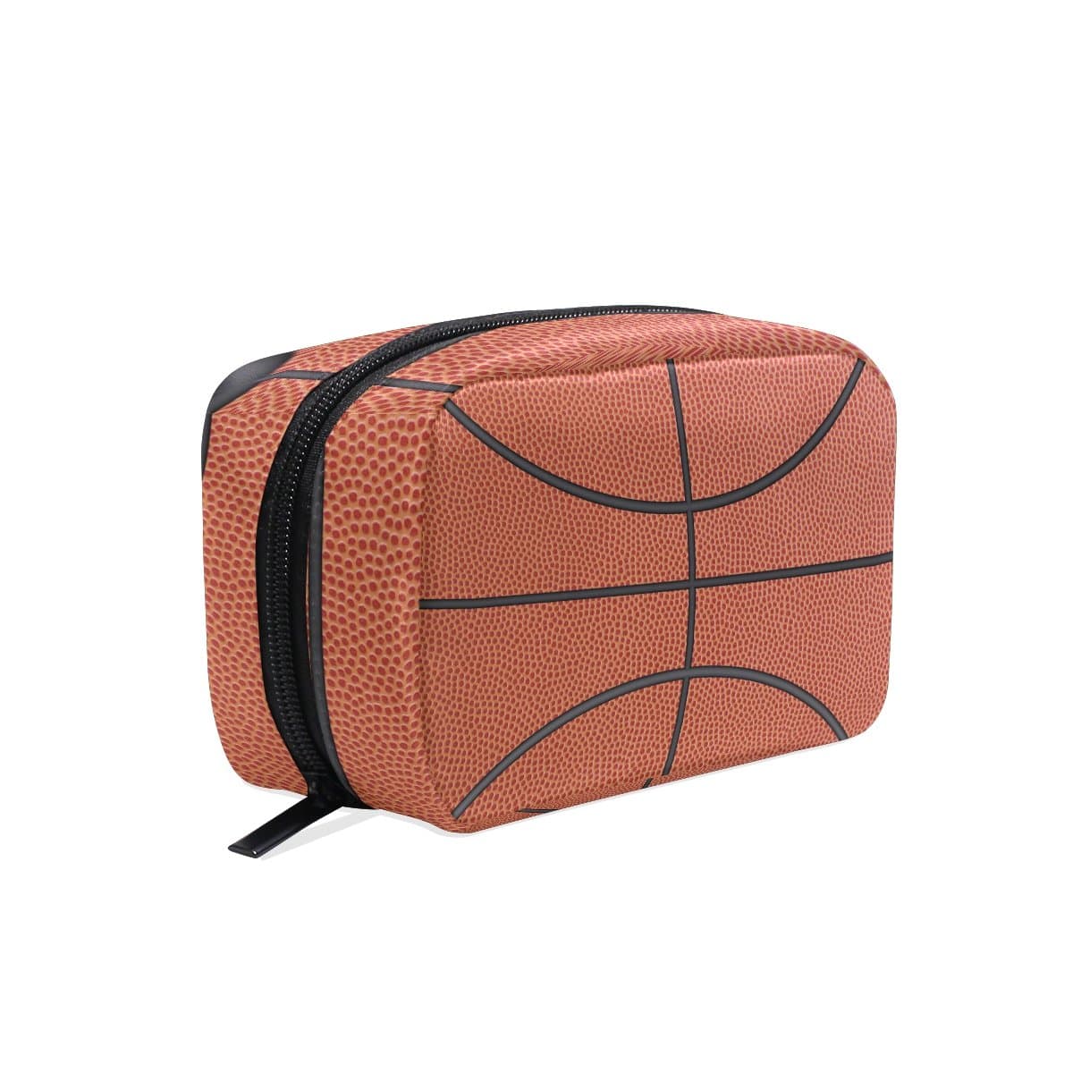 Makeup Bag Portable Travel Cosmetic Train Case Basketball Toiletry Bag Organizer Accessories Case Tools Case for Beauty Women
