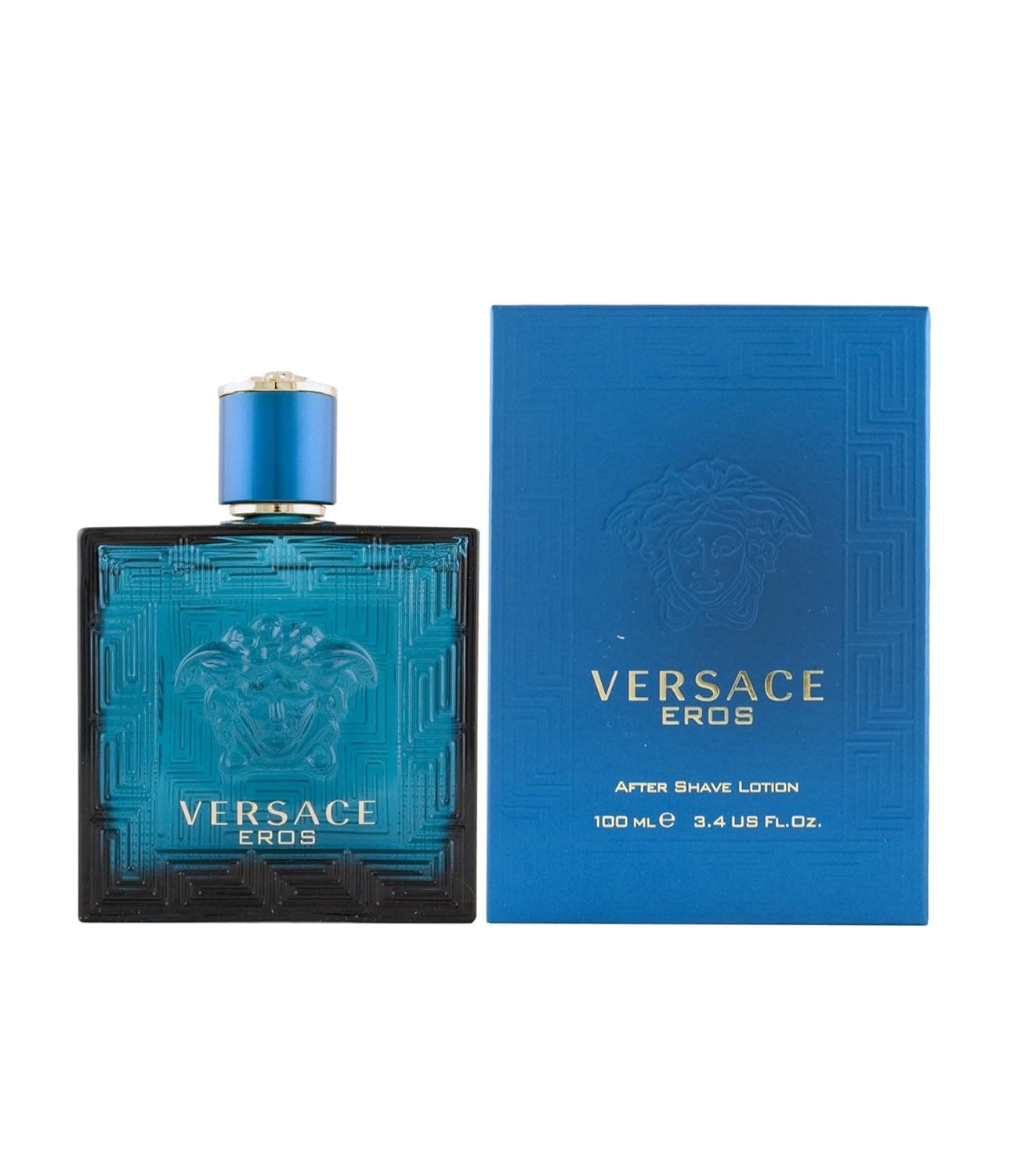 Versace Versace Eros After Shave for Men 3.4 Ounce / 100 Ml, 3.4 Fl Ounce