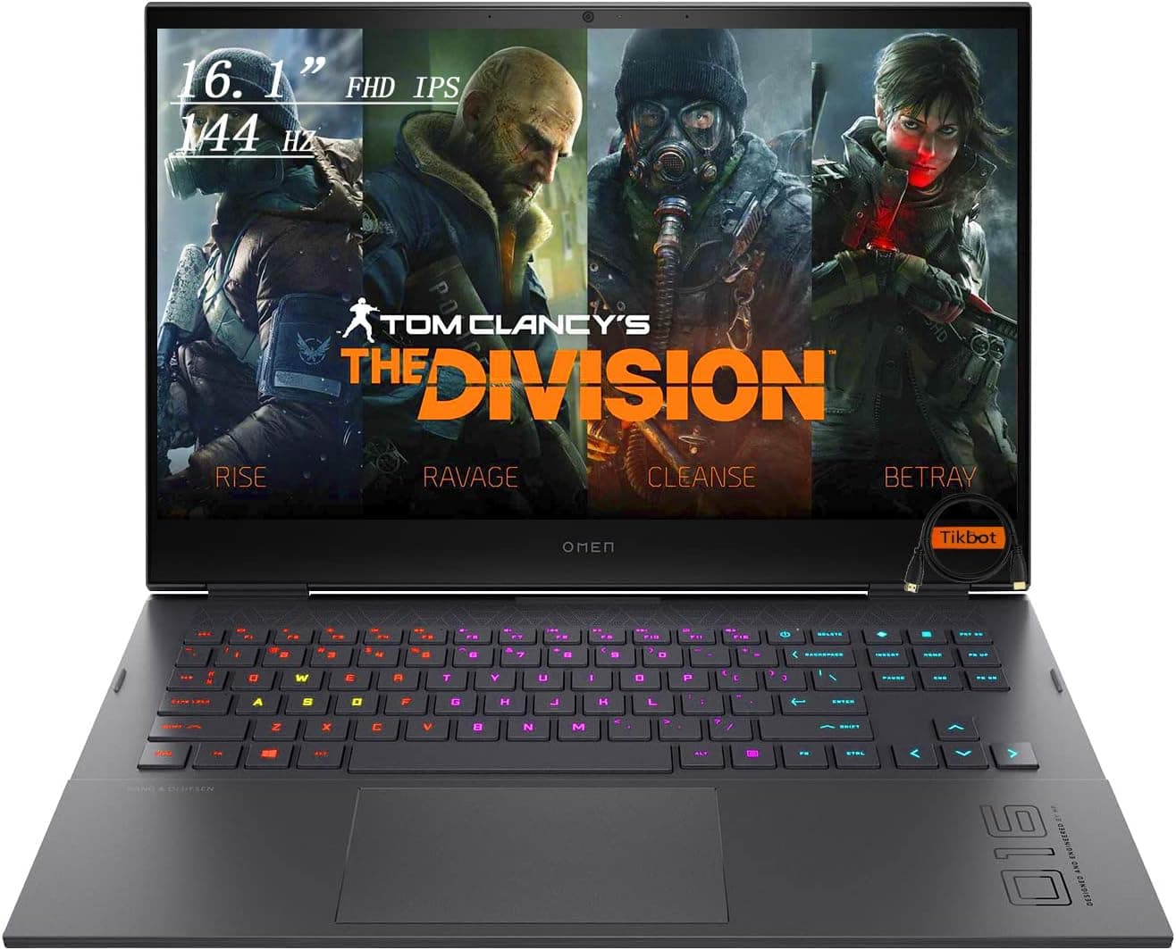 HP - OMEN Gaming 16.1" Laptop - AMD Ryzen 7 5800H- 16GB Memory - AMD Radeon RX 6600M- 1TB SSD - Mica Silver (16.1" 16GB 1TB PCIe)